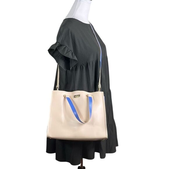 Kate Spade Cream And Electric Blue Crossbody Handbag - Picture 5 of 13